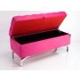 Kufer Pikowany CHESTERFIELD  Różowy / Model  Q-3 Rozmiary od 50 cm do 200 cm